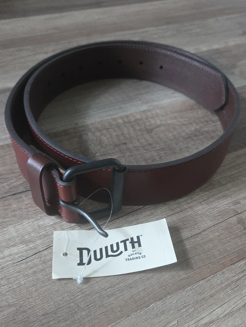 Duluth Smuggler's Genuine Brown Leather Belt